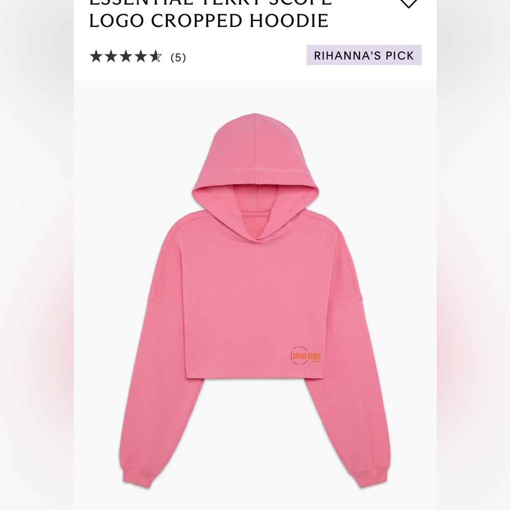 Savage Fenty Cropped Sweatshirt